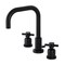 Kingston Brass FSC8930DX Concord Widespread Bathroom Faucet W/Brass Pop-Up, Matte Blk FSC8930DX - alternate 1